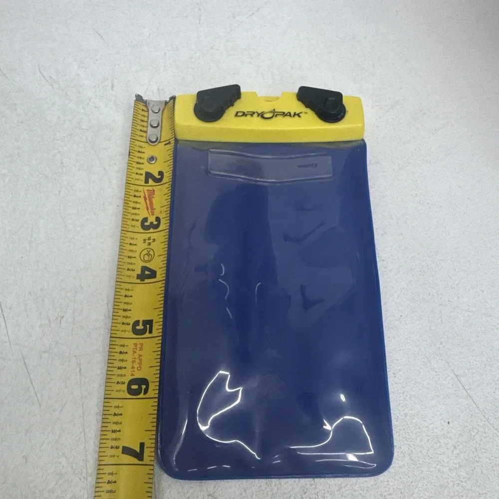 DRY PAK Case for Cellphones Blue Black Yellow